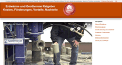 Desktop Screenshot of erdwaerme-geothermie.net